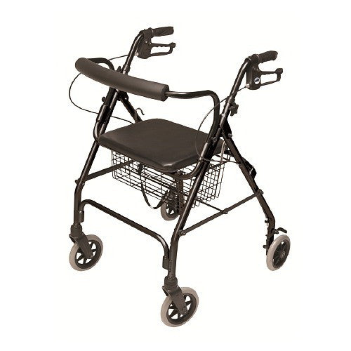 Lumex Rj4300K Walkabout Lite Four-Wheel Rollator, Black - 1 Ea
